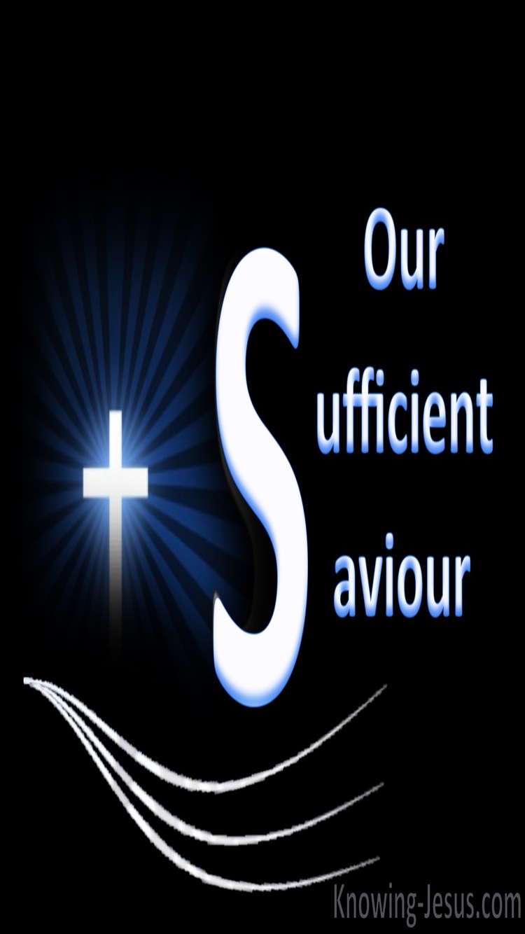 Our Sufficient Saviour (devotional)09-10 (black)